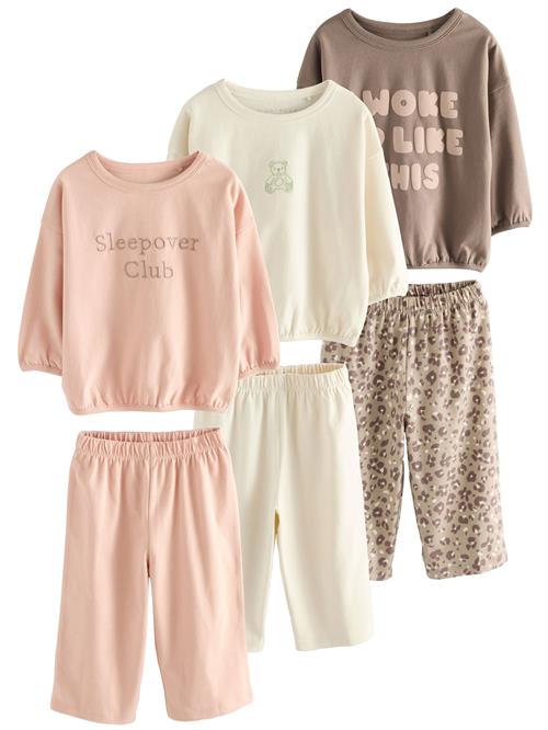Next Nattøj  beige / brun / lyserød