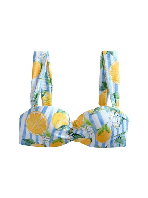 Next Bikinioverdel  lyseblå / gul / grøn / hvid