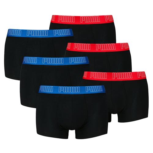 PUMA Boksershorts  blå / rød / sort / hvid