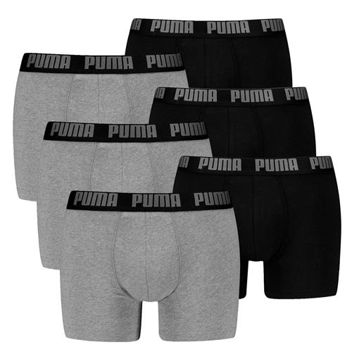 PUMA Boksershorts  grå / sort