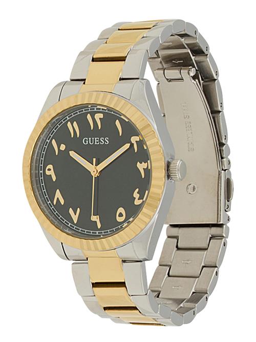 GUESS Analogt ur 'Luna'  guld / sort / sølv