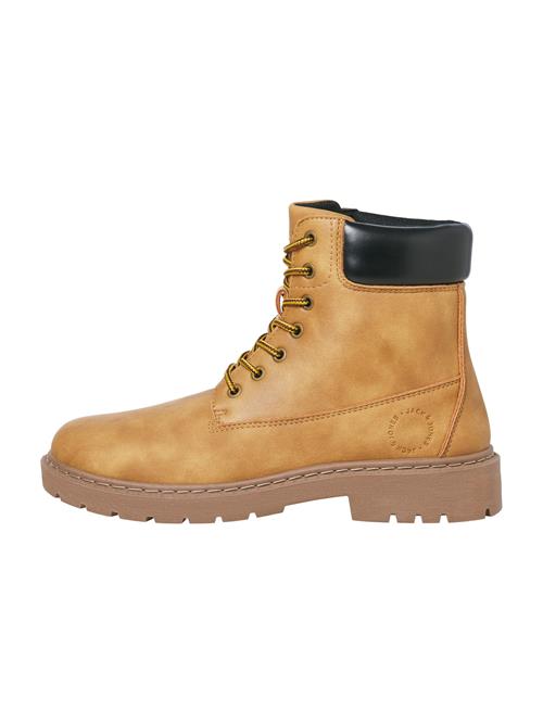 JACK & JONES Snørestøvler 'JFWAINSWORTH'  sennep / sort