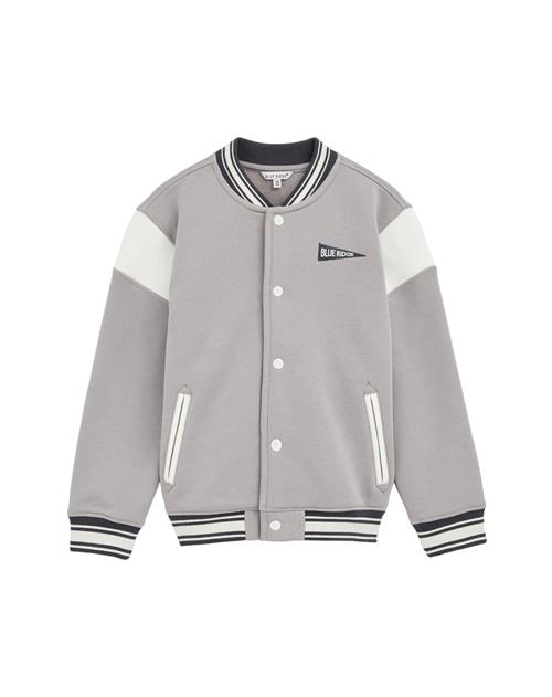 WE Fashion Sweatjakke  grå / sort / hvid