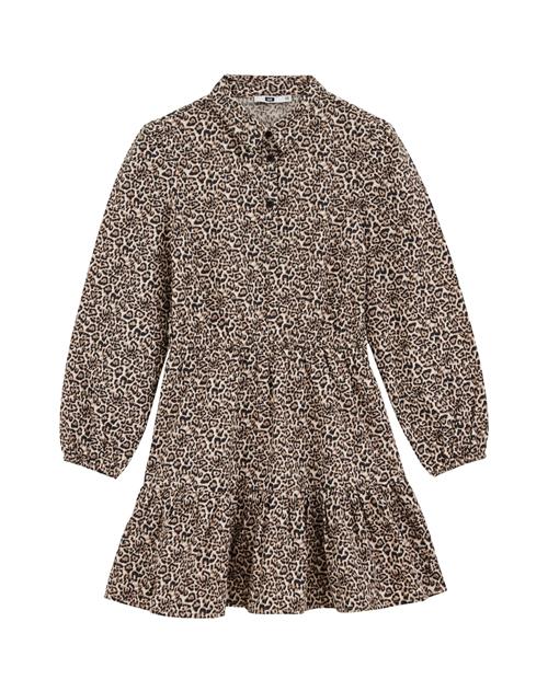 WE Fashion Kjole  brun / lysebrun / sort