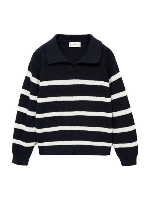 MANGO KIDS Pullover 'ENZO'  marin / hvid