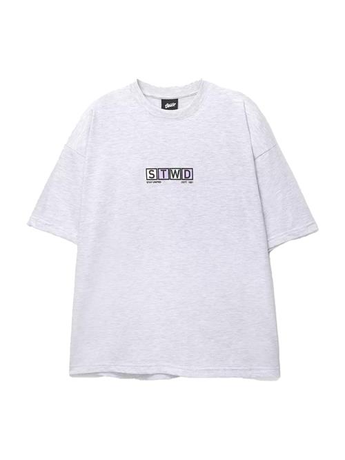 Pull&Bear Bluser & t-shirts  lysegrå / pastelgrøn / lyselilla / sort