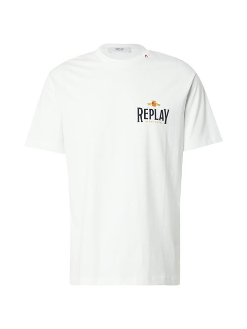REPLAY Bluser & t-shirts  lyseblå / curry / sort / hvid