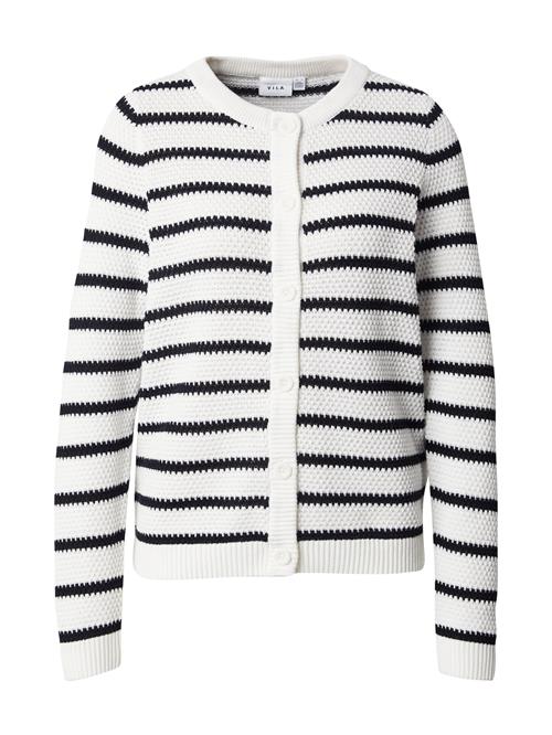 VILA Cardigan 'VIDALO'  sort / hvid