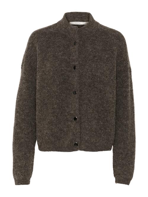 Gestuz Cardigan 'AlphaGZ'  choko