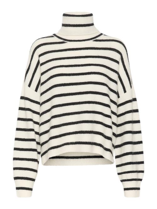 Gestuz Pullover 'AlphaGZ'  lysebeige / sort