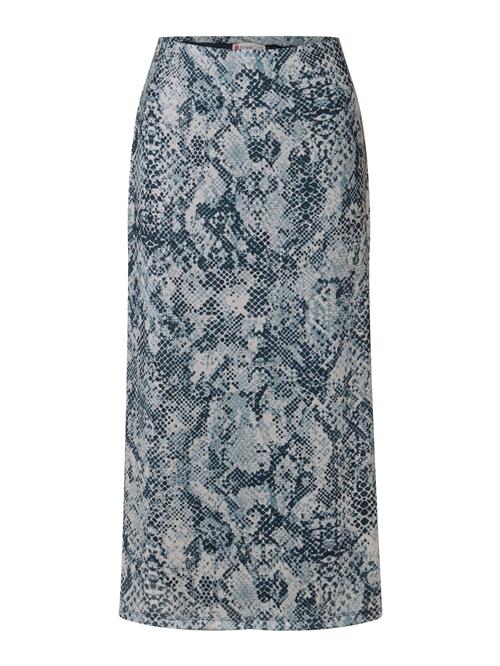 STREET ONE Nederdel 'Pepica'  lyseblå / petroleum / hvid