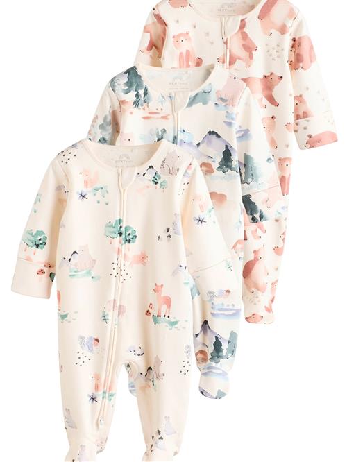 Next Nattøj  elfenben / smaragd / lyselilla / lyseorange