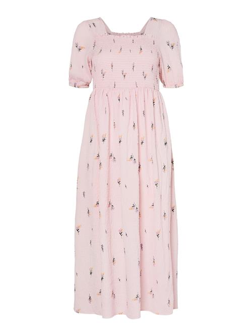 PIECES Kjole 'PCJeo'  gul / grøn / lilla / lyserød