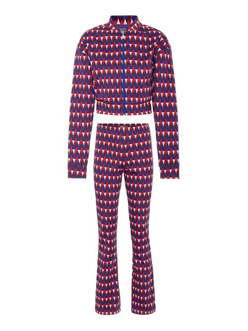 Williot Hjemmedragt  mørkeblå / gammelrosa / rød / mørkerød