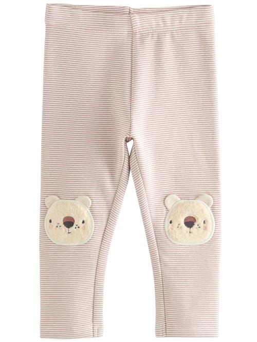 Next Leggings  ecru / lyserød