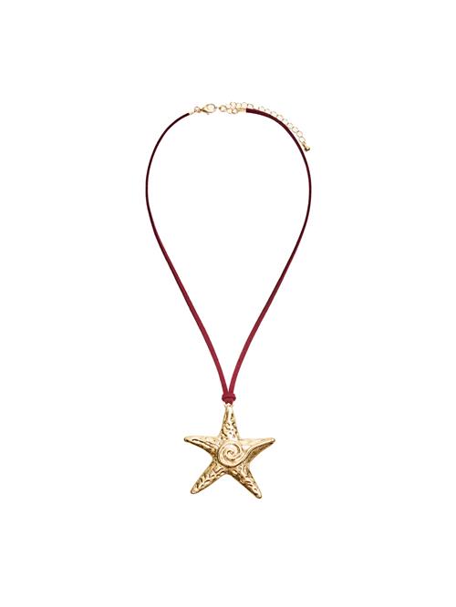 Bershka Kæde  guld / grenadine