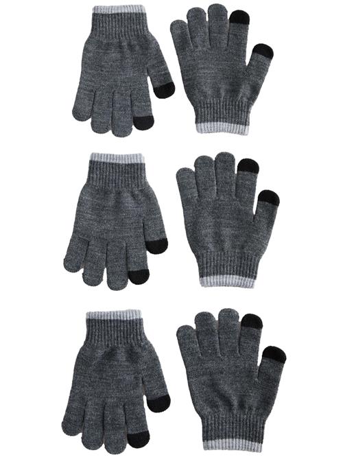 Next Handsker  lysegrå / grå-meleret / sort