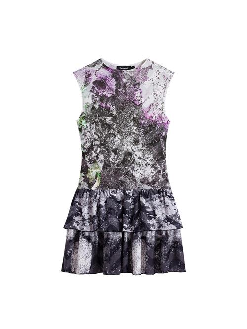 Desigual Kjole  mørkelilla / sort / hvid