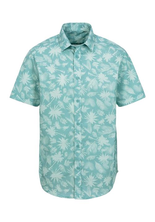 BEACH TIME Skjorte  cyanblå / hvid