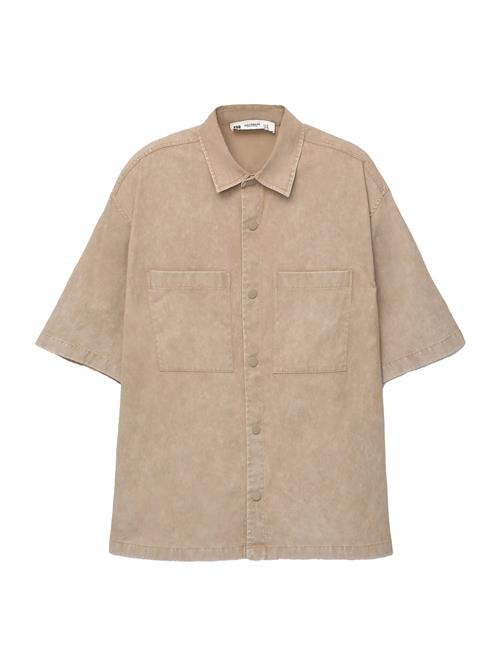 Pull&Bear Skjorte  lysebrun