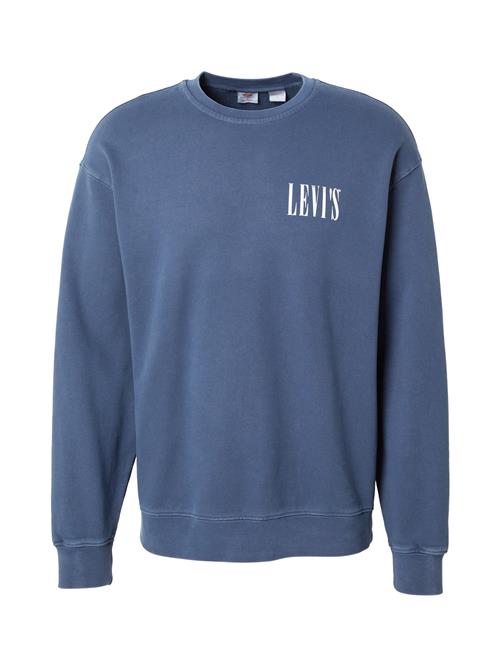 LEVI'S ® Sweatshirt 'Relaxed Graphic Crewneck Sweatshirt'  dueblå / hvid