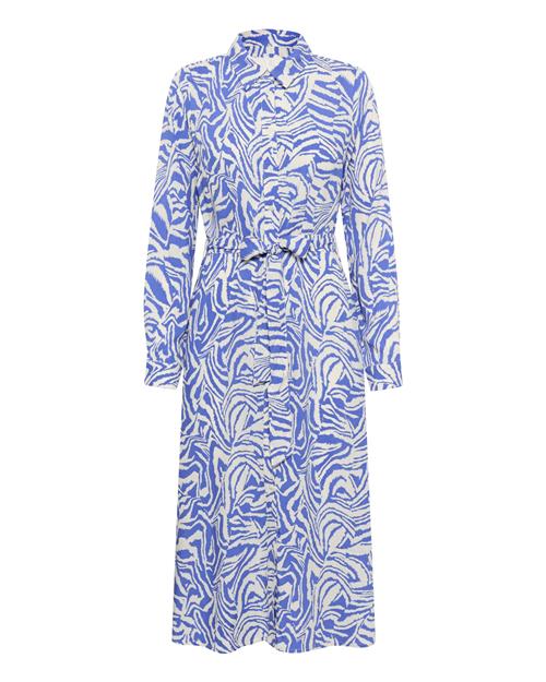 Part Two Kjole  royalblå / hvid