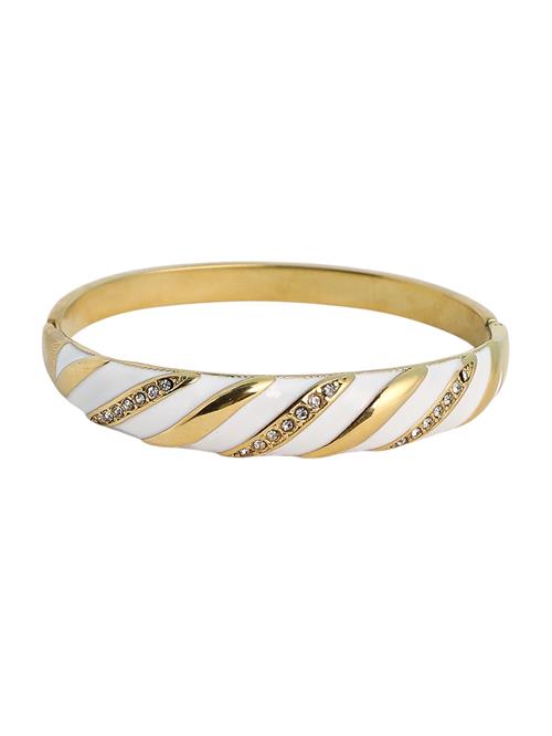 SOHI Armbånd 'Zilla'  guld / transparent / hvid