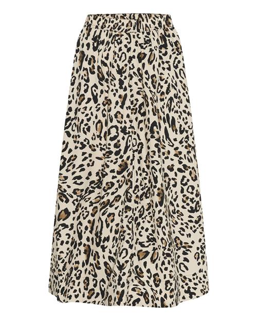 Part Two Nederdel 'InginaPW'  beige / brokade / sort