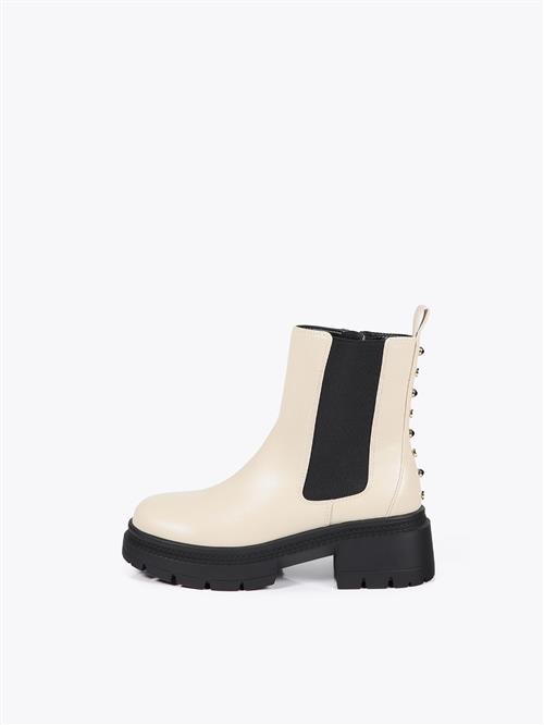 Lola Casademunt Chelsea Boots  creme / sort