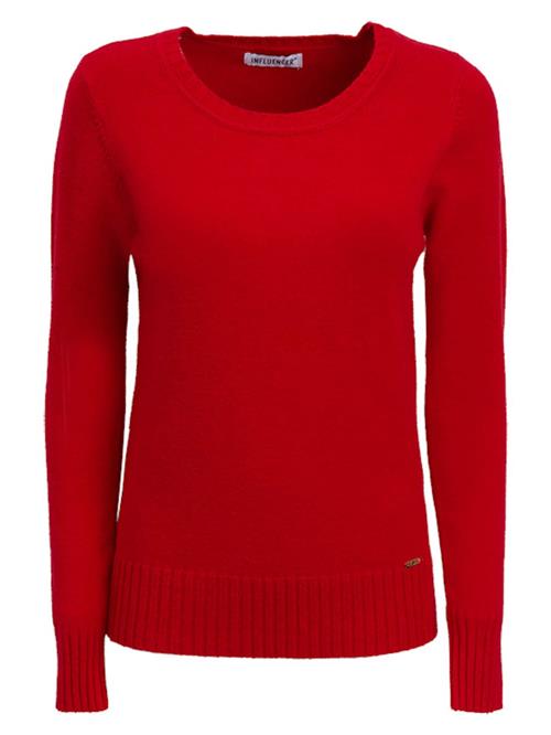 Influencer Pullover  rød