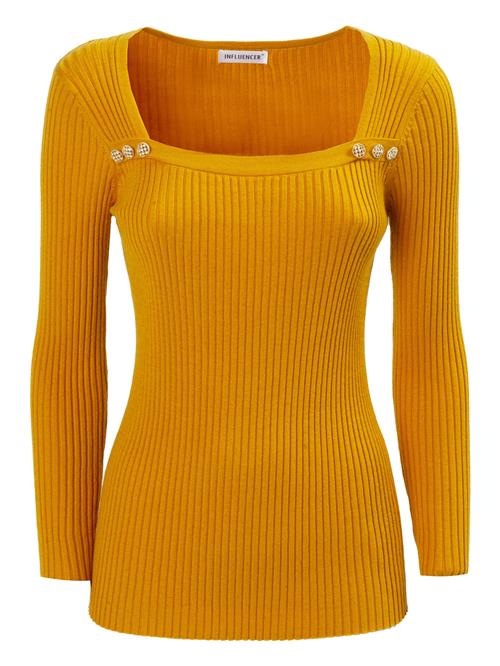 Influencer Pullover  curry / mørkegul