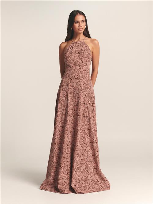 St MRLO Kjole 'MIKA MAXI DRESS'  pink / sort