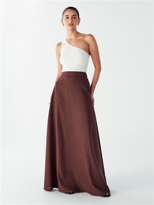 Willa Nederdel 'ISLA MAXI SKIRT'  brun