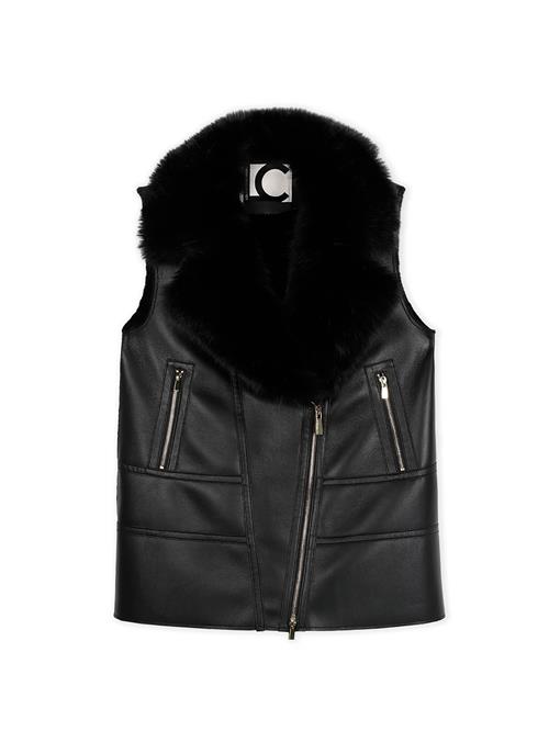 Lola Casademunt Vest  guld / sort