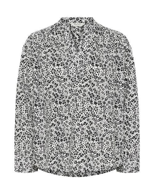 Part Two Bluse 'Natale'  sort / hvid