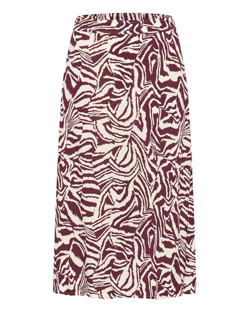 Part Two Nederdel 'Bisera'  beige / bordeaux