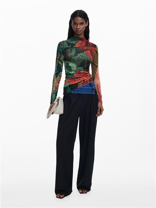 Desigual Sweatshirt 'by Mr. Christian Lacroix'  grøn / melon