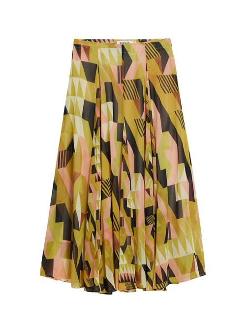 Desigual Nederdel 'by Mr. Christian Lacroix'  khaki / laks / sort