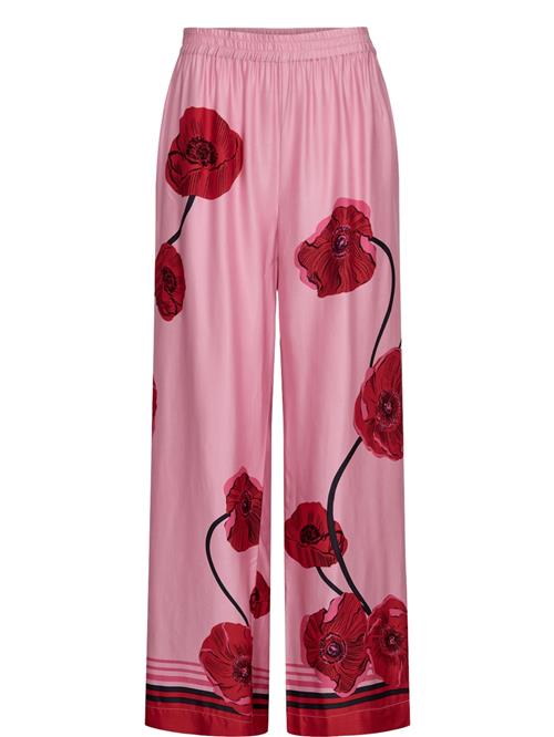 NÜMPH Bukser 'NUJOELLE'  orkidee / bordeaux / sort