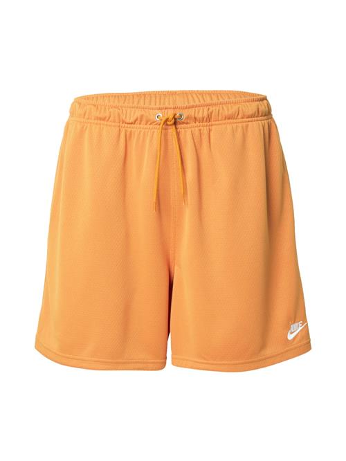 Nike Sportswear Bukser 'CLUB FLOW'  orange / hvid