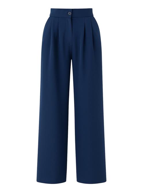 fashionshowcase Bukser med lægfolder 'ALYA'  marin