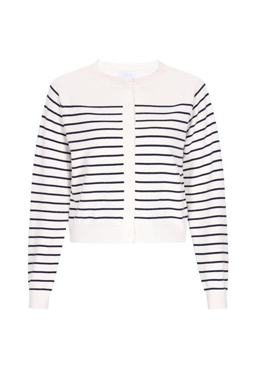 usha BLUE LABEL Cardigan  sort / hvid