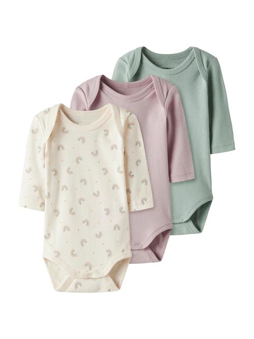 NAME IT Sparkedragt/Body  ecru / sennep / siv / gammelrosa