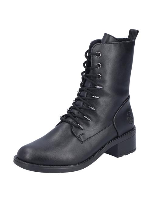 Rieker Snørestøvletter  sort