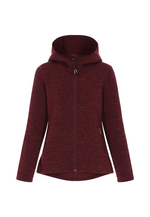 Schmuddelwedda Fleecejakke  vinrød