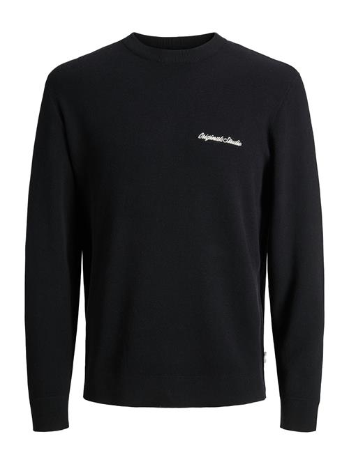 JACK & JONES Pullover 'JORNORREBRO'  sort / hvid