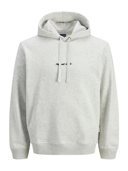 JACK & JONES Sweatshirt 'JORNorrebro'  sort / hvid-meleret