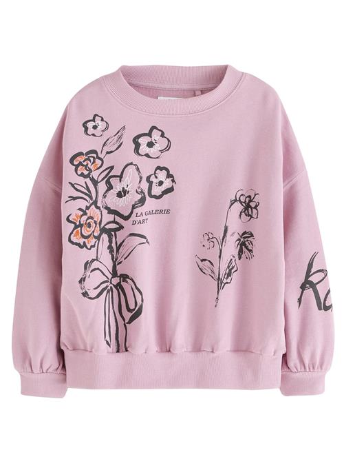 Next Sweatshirt  orange / lyserød / sort / hvid