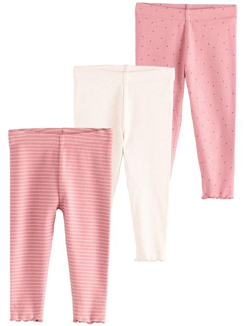 Next Leggings  pink / hvid
