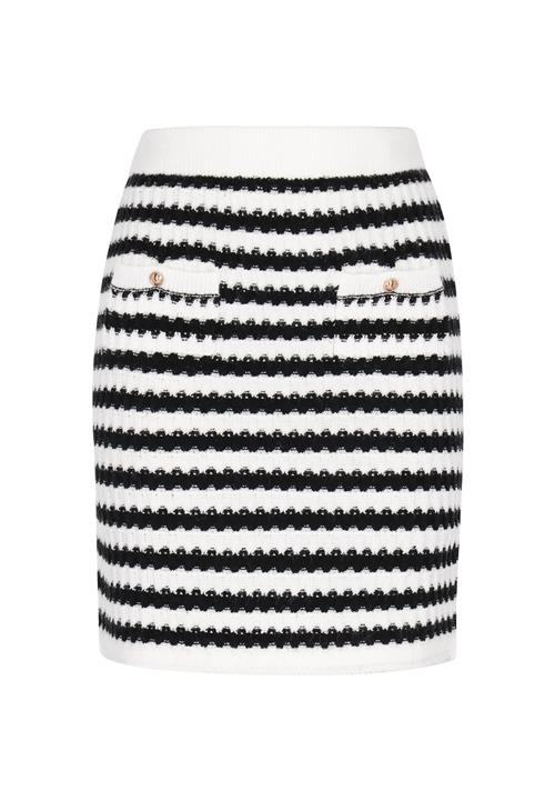 faina Nederdel  sort / offwhite